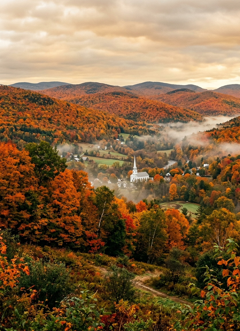 autumn in vermont