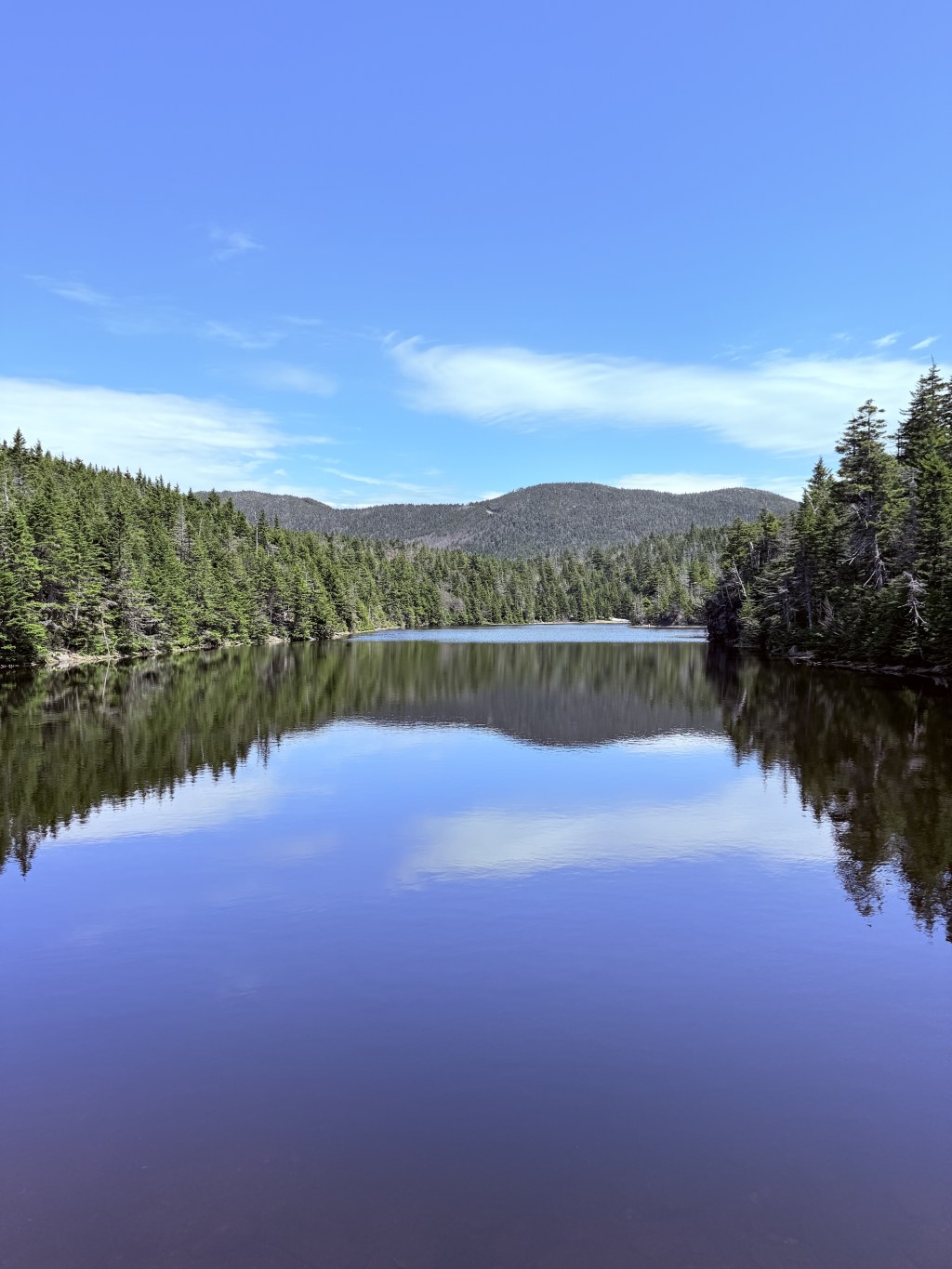 sterling pond in Smugglers Notch, vermont