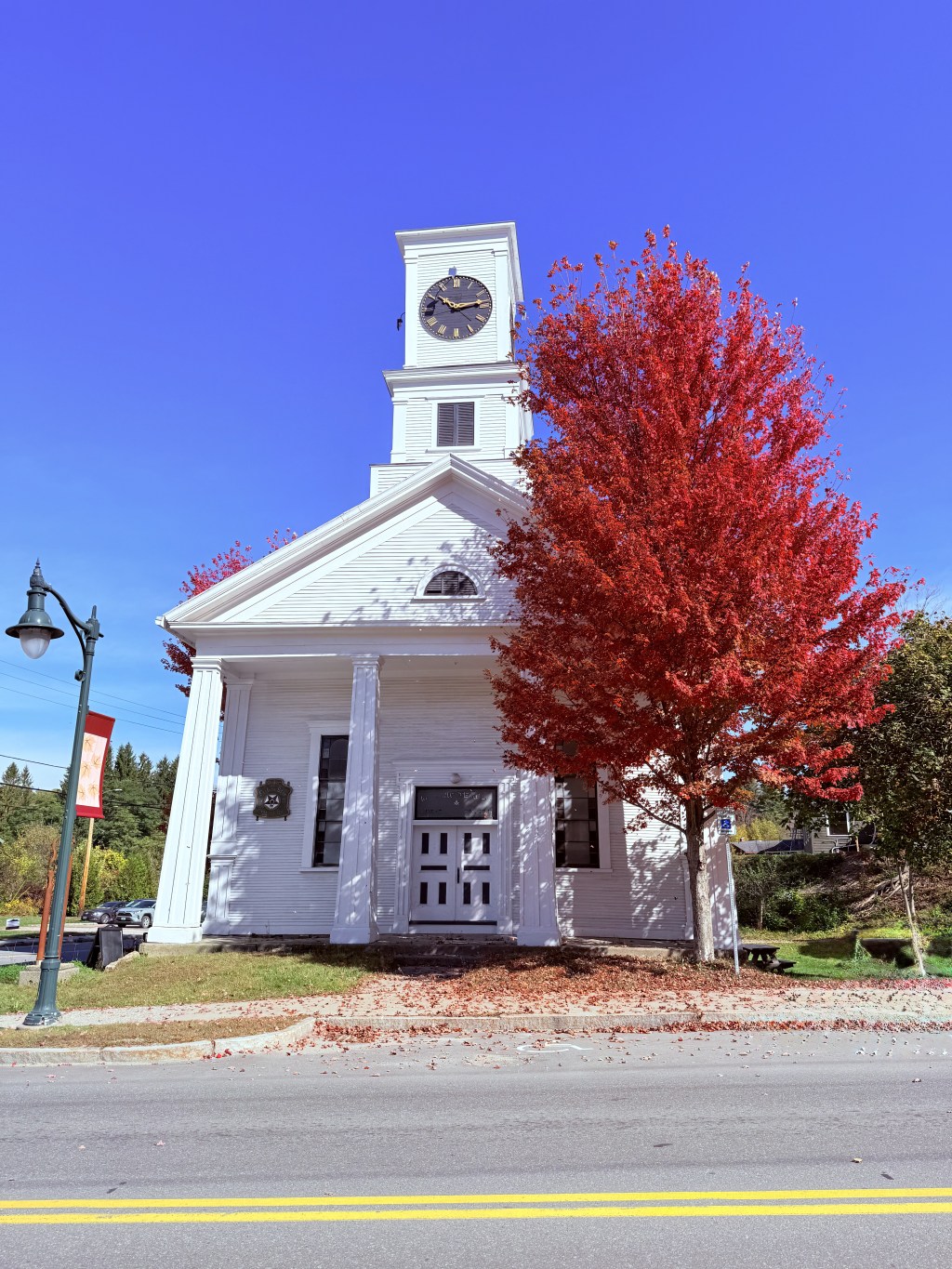 johnson, vermont in autumn